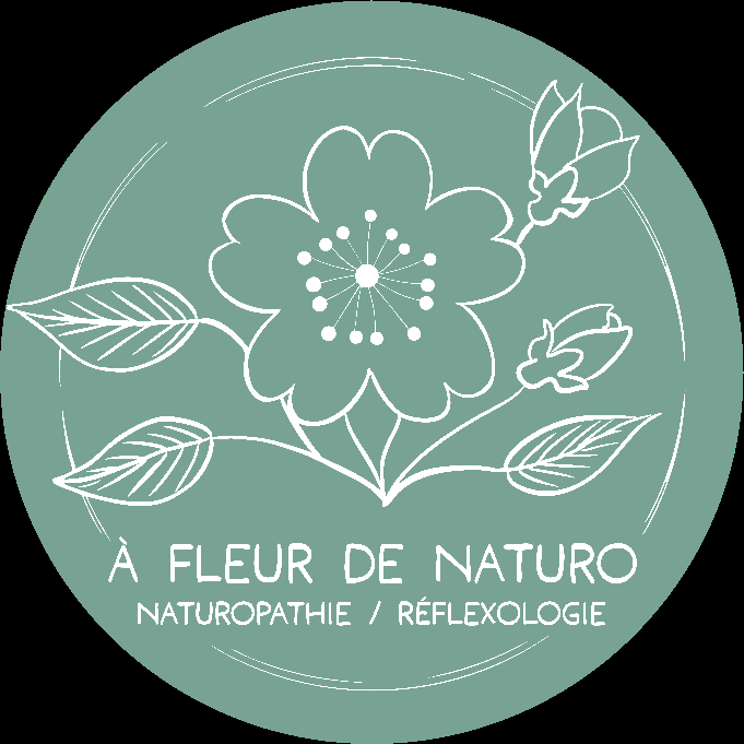 Logo À Fleur de Naturo — naturopathie et réflexologie